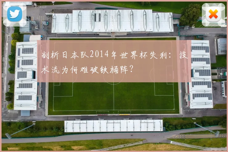 剖析日本队2014年世界杯失利：技术流为何难破铁桶阵？