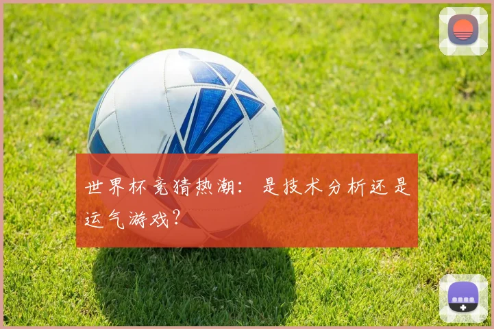 世界杯竞猜热潮:是技术分析还是运气游戏?